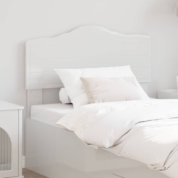 vidaXL Headboard with Headboard Gloss White 75 cm Engineered wood