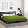 vidaXL Full Year Duvet Green 240 x 200 cm Microfiber