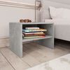 vidaXL Bedside Cabinets 2 pcs Concrete Grey 40x30x30 cm Engineered Wood