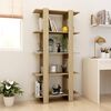 vidaXL Book Cabinet/Room Divider Sonoma Oak 80x30x160 cm Engineered Wood