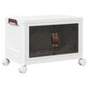 vidaXL Stackable Storage Box with Wheels 28 L 48.5x29.5x33 cm