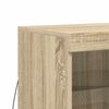 vidaXL Sideboard with LED Lights Sonoma Oak 41x37x67 cm
