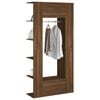 vidaXL Hallway Cabinets 2 pcs Brown Oak Engineered Wood