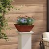 vidaXL Garden Planter Rusty 35 x 35 x 15 cm Weathering Steel
