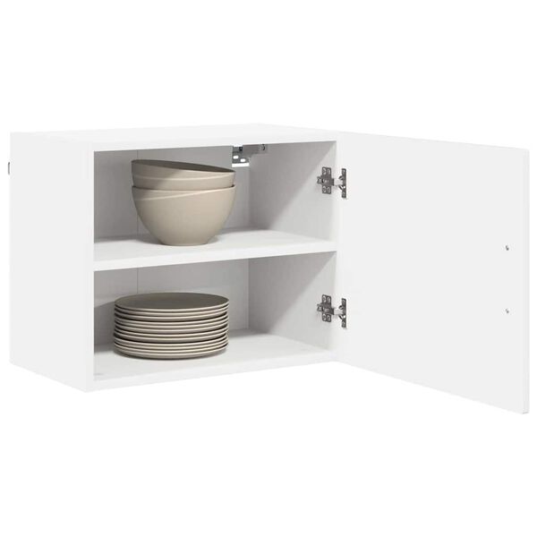 vidaXL Kitchen Cabinet with Shelf High Gloss White 50 x 31 x 40 cm