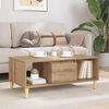 vidaXL Coffee Table Artisan Oak 90 x 50 x 26.5 cm Engineered Wood
