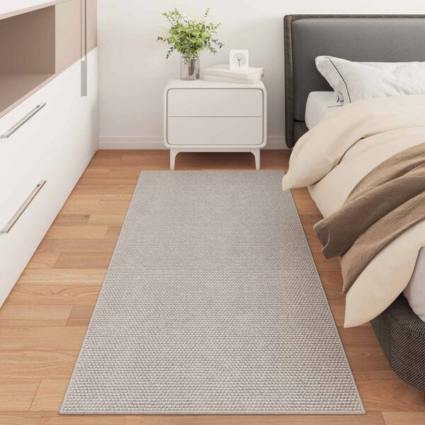 vidaXL Area Rugs Rectangular HUARTE Cream 200 x 80 cm Polyester