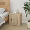 vidaXL Bedside Cabinet Sonoma Oak 50x39x47 cm