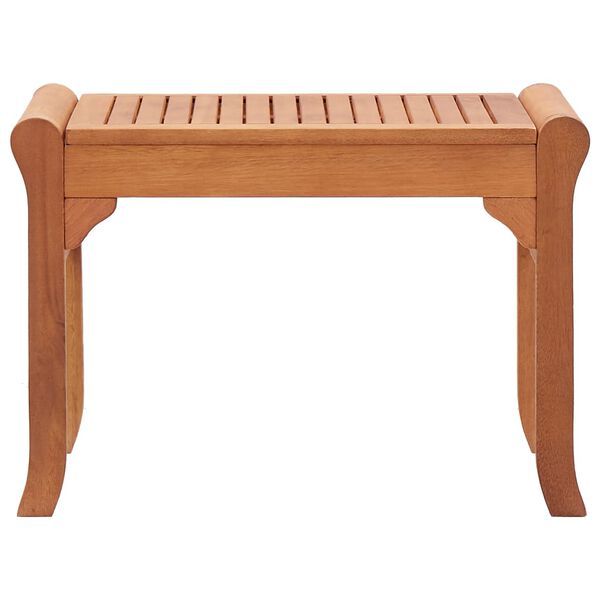 vidaXL Garden Bench 64 cm Solid Eucalyptus Wood