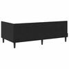 vidaXL Corner Bed Frame with Headboard Black 100 cm x 200 cm Velvet