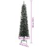 vidaXL Artificial Christmas Tree with Stand Green 50.5 x 50.5 x 180 cm