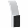 vidaXL Outdoor LED Wall Light with Sensor White Die-cast Aluminium