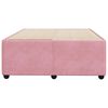 vidaXL Bed Frame without Mattress Pink 120x190 cm Small Double Velvet
