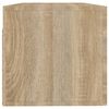 vidaXL Wall Cabinet Sonoma Oak 100x36.5x35 cm Engineered Wood