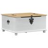 vidaXL Storage box with Drawer White 90 x78 x 45 cm Solid Pine Wood
