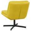 vidaXL Swivel Relaxing Chair Yellow 63 x 75 x 76 cm Velvet