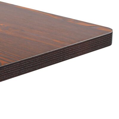 vidaXL Bistro Table Dark Brown 60X60 cm MDF