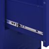 vidaXL Storage Cabinet Navy Blue 42.5x35x101.5 cm Steel