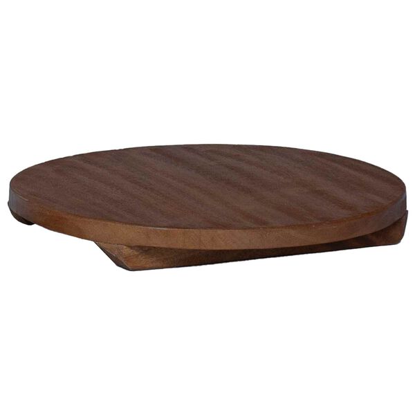 vidaXL Plant Stool 3 pcs Brown Mahogany Wood