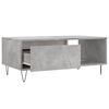vidaXL Coffee Table Concrete Grey 90x50x36.5 cm Engineered Wood