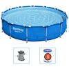 Bestway Swimming Pool | Blue | PVC, Polyester | 396x84 cm | Durable
