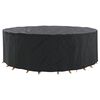 vidaXL Outdoor Furniture Cover Black 279 x 279 x 71 cm 210D fabric