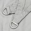 vidaXL Sun Shade Sail Light Grey 4.5x4.5x4.5 m 100% Polyester Oxford