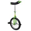 vidaXL Green Adjustable Unicycle 16 Inch