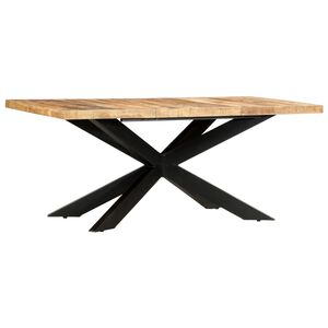 vidaXL Dining Table | Natural Mango Wood