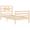 vidaXL Bed Frame without Mattress 90x200 cm Solid Wood