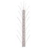 vidaXL 5-row Stainless Steel Bird & Pigeon Spikes Set of 40 20 m