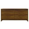 vidaXL Coffee Table Brown Oak 90x50x41.5 cm Engineered Wood