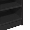 vidaXL Sink Cabinet Black 90x29x55 cm Engineered Wood