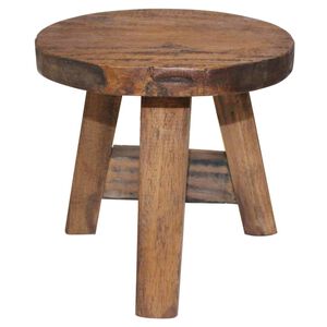 vidaXL Stool | Varies | Solid mahogany wood | Compact | Durable | Stool | Round