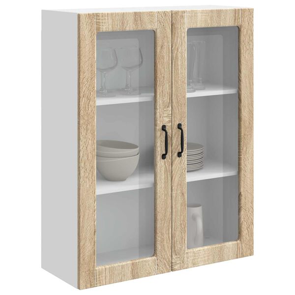 vidaXL Kitchen Cabinet with Storage Kalmar Sonoma Oak 80 x 31 x 100 cm