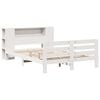 vidaXL Bed Frame without Mattress White 140x200 cm Solid Wood Pine