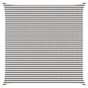 vidaXL Sunshade Sail Light Grey and White 4.5 x 4.5 m HDPE