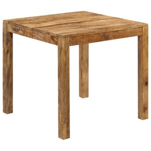 vidaXL Dining Table | Brown | Solid rough mango wood | Medium | Durable