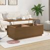 vidaXL Coffee Table Honey Brown 100x50x35 cm Solid Wood Pine