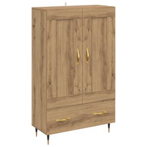 vidaXL Highboard Artisan Oak 69.5 x 31 x 115 cm Engineered Wood