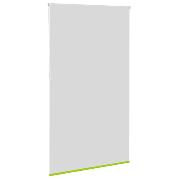 vidaXL Roller Blind Blackout Leaves Green 130x210 cm Fabric Width 126.6 cm Polyester