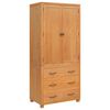 vidaXL Storage Furniture Set with Drawer 2 pcs Brown 80 x 50 x 180 cm