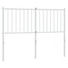 vidaXL Metal Replace Headboard White 120 cm