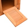 vidaXL Cat House Solid Pine & Fir Wood 50x46x43.5 cm