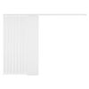 vidaXL Vertical Blinds White Fabric 150x250 cm