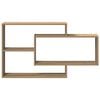 vidaXL Wall Shelf Artisan Oak 104x20x58.5 cm Engineered Wood