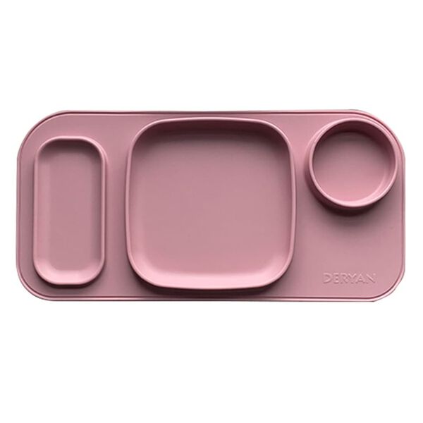 DERYAN Kids Placemat Quuby Silicone Rose