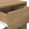 vidaXL Bedside Cabinets with Drawer 2 pcs Artisan Oak 35x34x66.5 cm