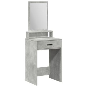 vidaXL Dressing Table Concrete grey 50 x 41 x 140 cm Engineered wood