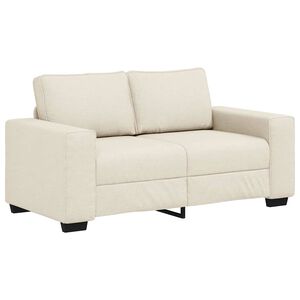 vidaXL Sofa Beige 160 x 77 x 82 cm Linen